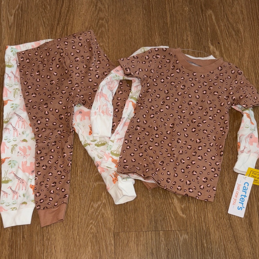 Carter's 18M Jungle Animal Print Pajama Set